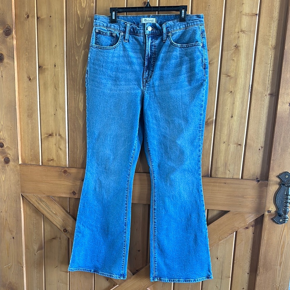 Madewell perfect vintage flare high waisted Women's Blue Jeans Sz 31